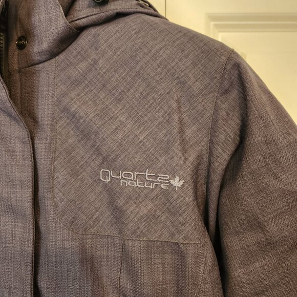 Quartz Nature (now Quartz Co.) Kimberly Down Parka - Navy Blue 2XS w/ Racoon Fur - Picture 7 of 16